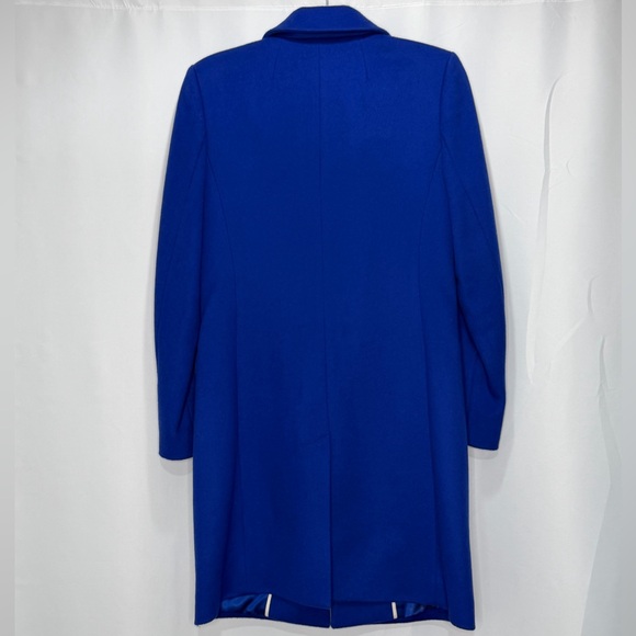 J. Crew Nello Gori Single Breasted Italian Wool Peacoat in Cobalt Blue - Picture 3 of 13